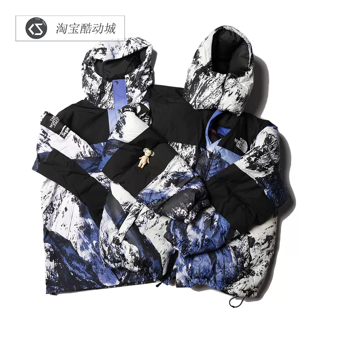 Supreme x The North Face 17FW联名TNF雪山冲锋衣夹克羽绒服-Taobao