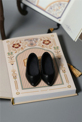 taobao agent [Kaka Planet] BJD baby shoes 4 points of pointed compact high -heeled leather shoes