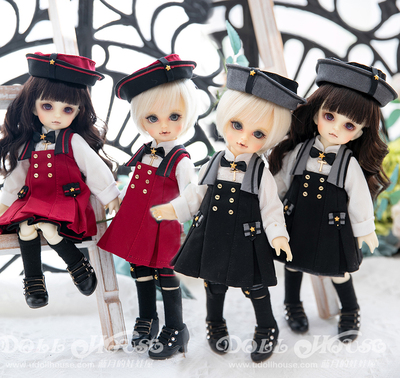 taobao agent [Blue Moon's Doll House] Four or six points BJD baby clothes/card meat/Xiongmei/MSD/MDD Star Academy Children's Department