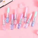 Творческая помада нейтральная ручка Симпатичная креативная черная ручка, корейская сеть красная, песчаная ручка, простая жидкая девушка ручка