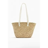 Соломенная вместительная и большая сумка на одно плечо, летняя портативная сумка подмышку, 2023