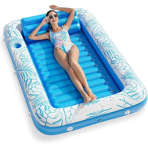Надувной водный плавательный круг, игрушка для игр в воде, ванна, популярно в интернете, клиновый лист