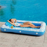 Надувной кленовый лист, водный плавательный круг, игрушка для игр в воде, ванна, популярно в интернете