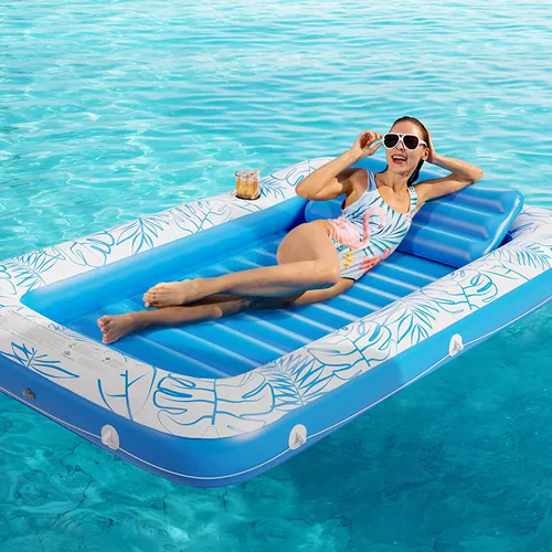 Надувной водный плавательный круг, игрушка для игр в воде, ванна, популярно в интернете, клиновый лист