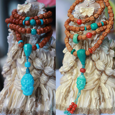 Ювелирные камни 天然原矿绿松石萌宠吊坠背云三通萌猴象神貔貅宝宝佛生肖侧挂配珠