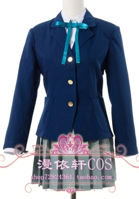 taobao agent Spot COS light sound girl K-ON Qiushan 澪 clothing uniform school uniform can be customized