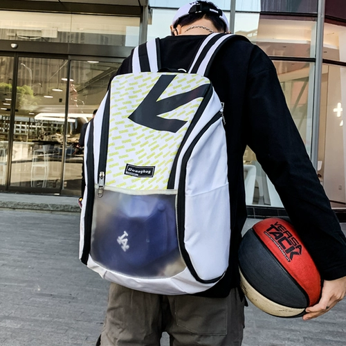 Вместительный и большой баскетбольный трендовый брендовый спортивный школьный рюкзак для тренировок, подходит для подростков, подходит для студента