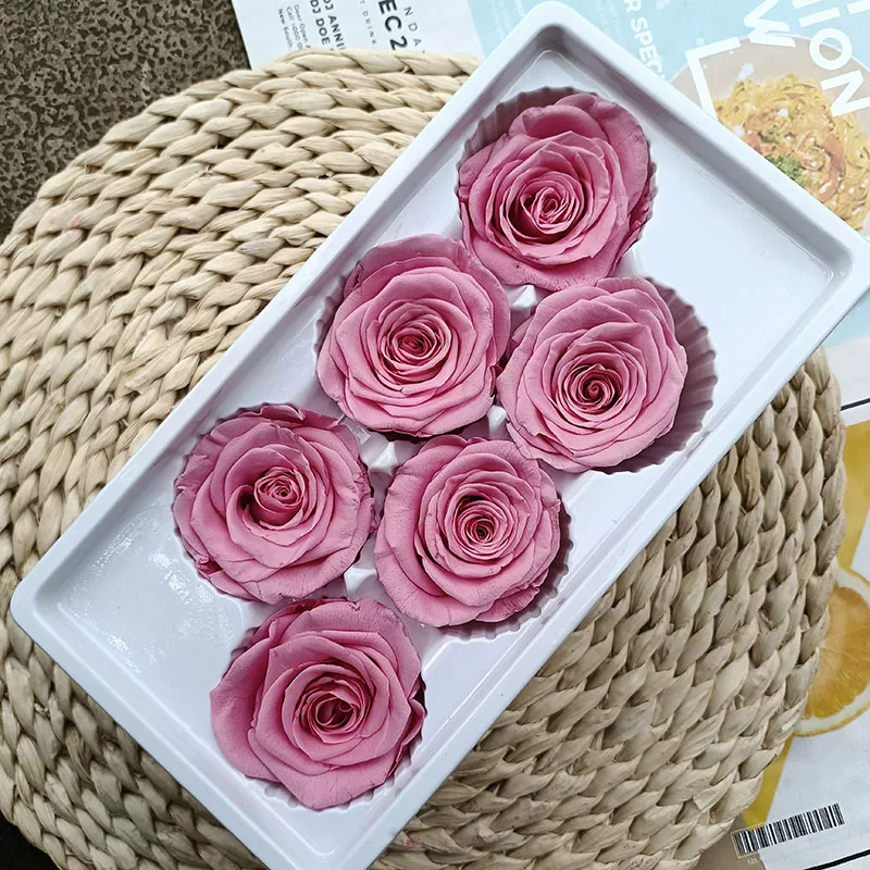 Иммортальная/бессмертная цветочная Diy материал роза B-уровня real flower засушенные цветы высококлассный ручной букет капучино набор целая коробка