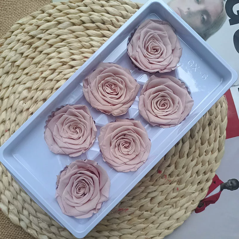 Иммортальная/бессмертная цветочная Diy материал роза B-уровня real flower засушенные цветы высококлассный ручной букет капучино набор целая коробка