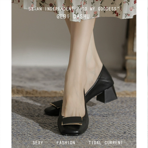 Обувь, универсальные туфли для матери на высоком каблуке, французский стиль