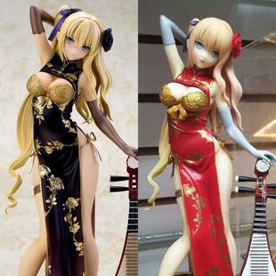 トニーファンタジージンピンメイチャイナドレスゴールデンロータスルビー美少女フィギュアアニメーションモデル装飾人形ギフト