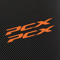 Оранжевая наклейка