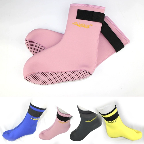 Lelang/Lelang Утолщенные носки мокрого дайвинга Зимние плавание носки, носки, теплые носки, установка пляжного сноркелинга