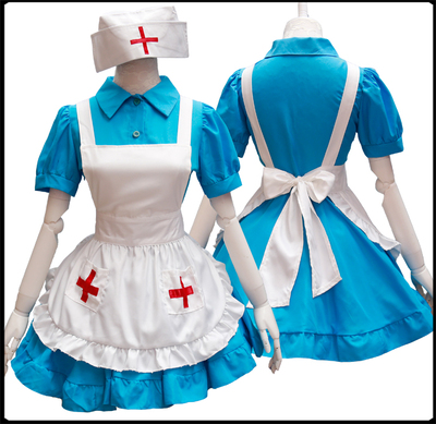 taobao agent Nurse uniform, 2022 collection, Lolita style, tutu skirt, halloween, cosplay