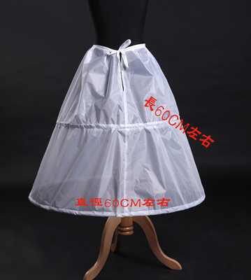 taobao agent Adult wedding skirt dress with bone bone 2 layer of steel rim no gauze skirt lolita court long skirt special skirt