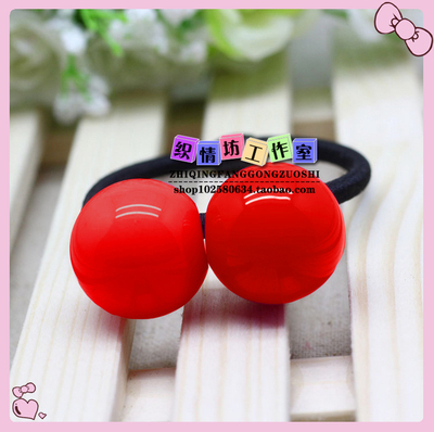 taobao agent Red beads, hair accessory, props, cosplay