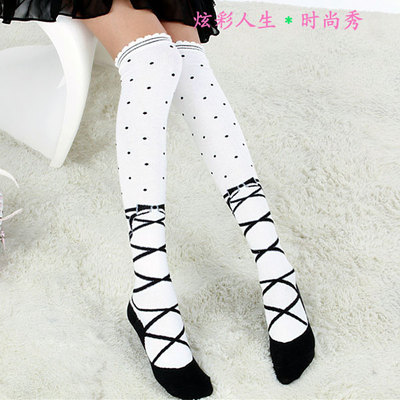 taobao agent Socks, cotton belt, cosplay, Lolita style