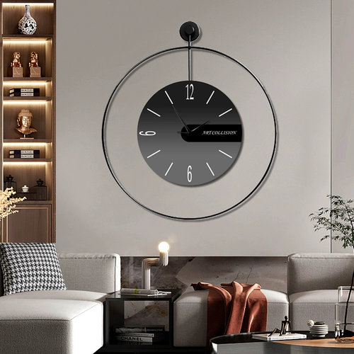 Скандинавское минималистичное креативное современное украшение для гостиной, часы, легкий роскошный стиль, популярно в интернете, простой и элегантный дизайн