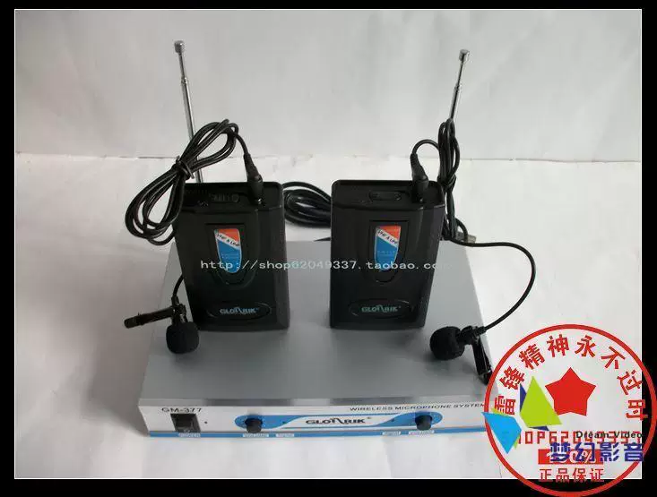 金百灵 GM-377 wireless microphone performance speech K-song wireless collar microphone conference microphone microphone