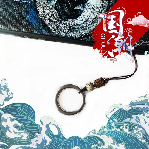 Мобильный телефон, подвеска из нержавеющей стали, ремешок, плетеное кольцо ручной работы