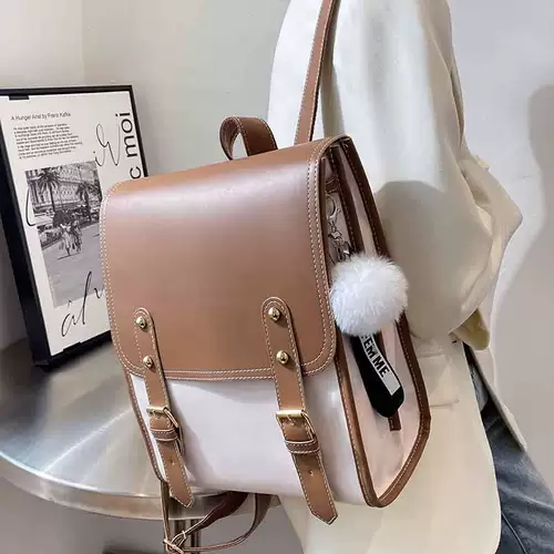 Полиуретановый вместительный и большой ранец, сумка через плечо для школьников, ретро ноутбук, брендовый рюкзак, 14 дюймов, в корейском стиле