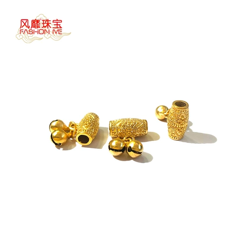 Колокольчик, изумрудные бусины из нефрита, браслет с одной бусиной с аксессуарами, «сделай сам»