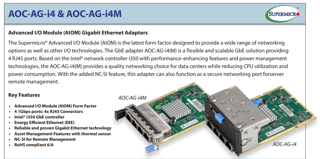 超微aiom网卡AOC-A100G-m2CM 双口100G网卡mellanox cx6-Taobao