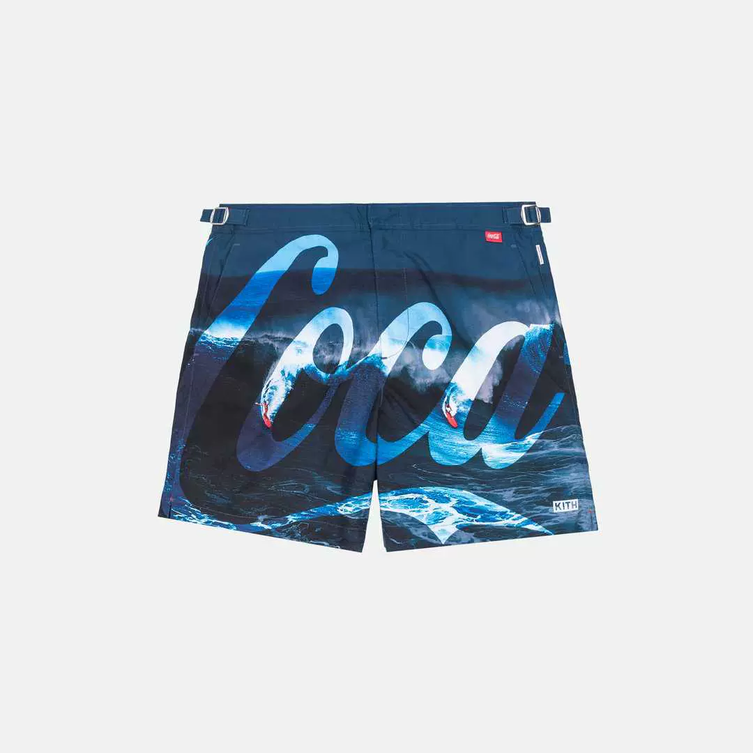 KITH X COCA-COLA X ORELEBAR BROWN BULLDOG SWIM TRUNK - Taobao