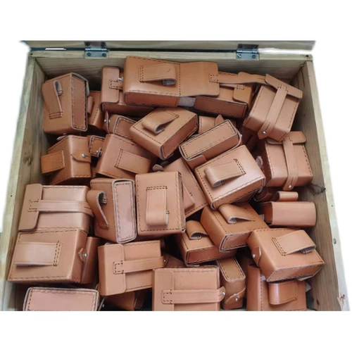 Слои головки ручной работы, оранжевый кожаный карман, разнообразная сумка для материала для инструментов сумки с сигаретой ECD сумка с указателем 80 -тип.