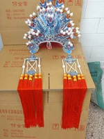 Queen's Phoenix Crown Hat Headpowers Phoenix Guo Chao Niangniang Китайская свадебная студия Фотография Фотография Феникс Гуан Ся 帔 帔