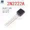 (50 chiếc) Cắm trực tiếp 2N2222A TO-92 gói NPN bóng bán dẫn triode công suất thấp 60V/0.6A Transistor