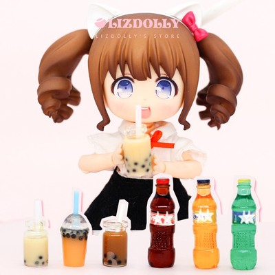 taobao agent OB11 Hand Molly milk tea soda beverage GSC shooting props to play BJD8 points 12 points, the body accessories