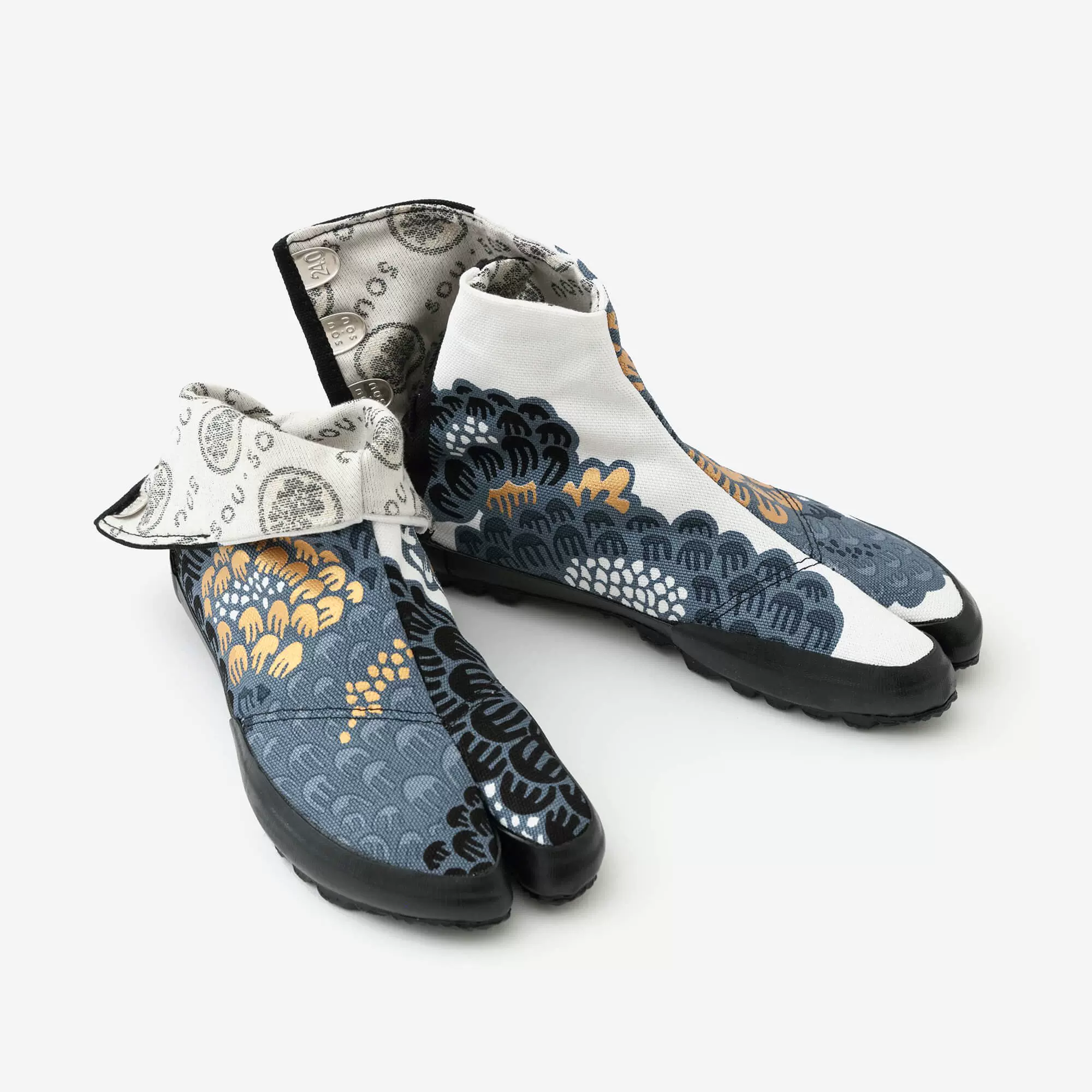 SOUSOU足袋日本京都制造设计师分趾鞋布鞋三扣低帮直送宝来- Taobao