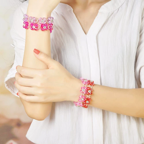 Набор материалов, барсетка, браслет из бисера ручной работы, плетеное ювелирное украшение для взрослых, бусины, аксессуар, четырехлистный клевер, DIY