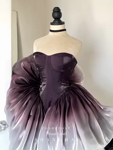 [POSHEPOSE Chuling Haute Couture Ruxin·Только один магазин] Платье Black Swan Dress в наличии