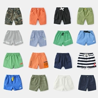 Хлопковые шорты для мальчиков, летние штаны, детская летняя летняя одежда, в западном стиле, 3 лет