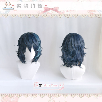 taobao agent [KR] Cosplay wig ES idol fantasy festival green leaf 紬 cos wig