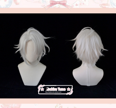 taobao agent [Kiratime] cosplay wig IDOLISH7 Aoya Music Silver Gray Model Wig