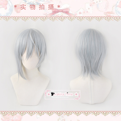 taobao agent [KT] Virtual anchor idol Vtuber Fulgur OVID COSPLAY wig gray blue mixed color