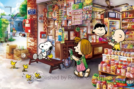 [Taiwan SF Direct Mail] Renault Puzzle Snoopy Series --- ностальгистический продукт (1008 таблеток)