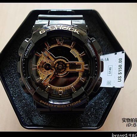 現貨casio卡西歐 g-shock最新款黑金限量版 ga-110gb-1a 1adr