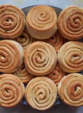 陕西蒲城特产烤花馍285g两袋包邮地方特色农家小吃零食干馍烤花卷