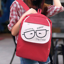 Индивидуальные глаза Легкие, милые корейские сумки с двумя плечами, школьные сумки, школьные рюкзаки, туристические сумки, мужчины и женщины