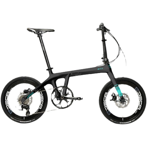 Складной складной велосипед с дисковыми тормозами из углеродного волокна подходит для мужчин и женщин, 18 скоростей