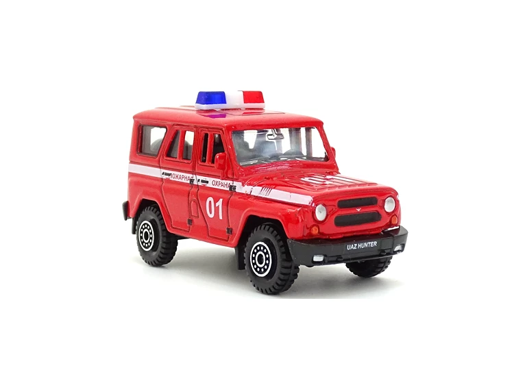 SUV, полицейская машина, модель автомобиля, масштаб 1:60, Россия, пожарная машина
