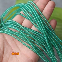 Silver Green Agate 3 мм/струна