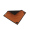铁锈红牛津布百折布（尺寸：40cmx40cm）