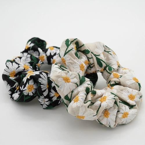 Милый хвостик ручной работы, брендовая резинка для волос, с вышивкой, изысканный стиль