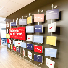 Плакат 创意个性文化墙企业商场宣传主题墙定制翻翻乐网红拍照拼图景墙