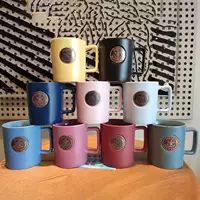 Кубки Starbucks, Гонконг, макао и тайвань ретро -богиня бронзовая медаль керамическая кружка на рабочем столе кофейная чашка кабинет